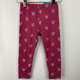 Size 2: Splendid Pink Hearts Leggings