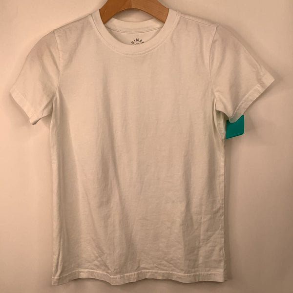 Size 10: Primary White T-Shirt