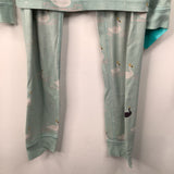 Size 10 (140): Hanna Andersson Blue Swan 2pc PJs