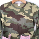 Size 10: Crewcuts Green Camo Long Sleeve Dress