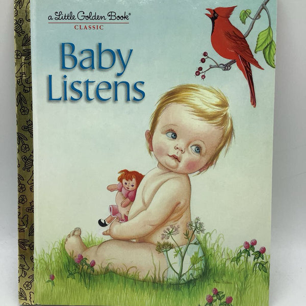 Little Golden Book Baby Listens (hardcover)