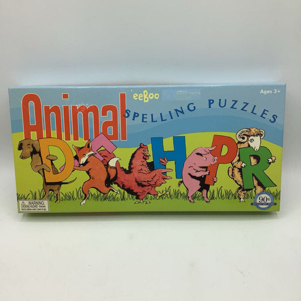 EeBoo Animal Spelling Puzzle