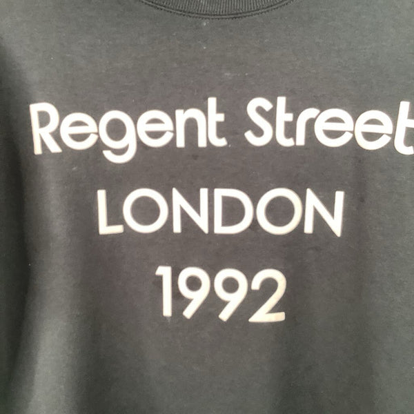 Size 13-14: Zara Grey "Regent Street London" Sweater-REDUCED