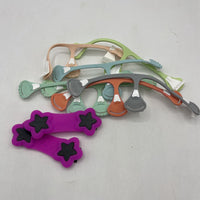 Assorted 9pc Diaper Snappis