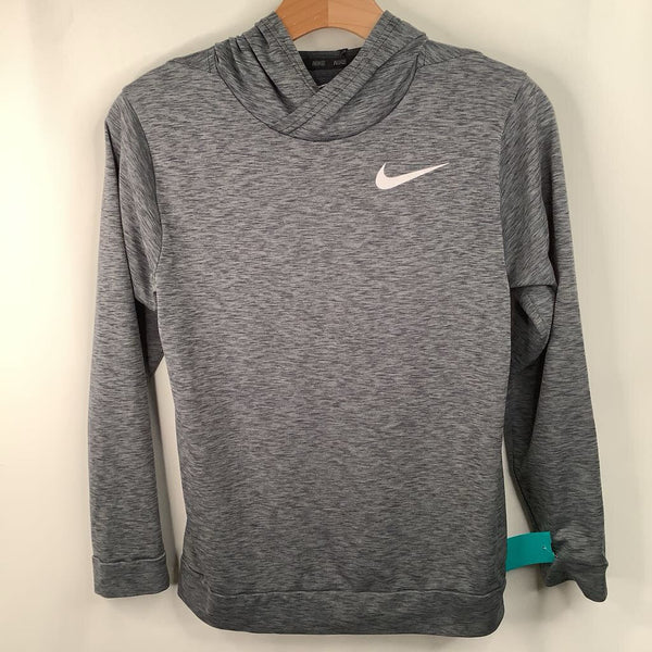 Size 14: Nike Grey Heathered Light Athletic Hoodie