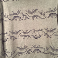 Size 6-7: Cat & Jack Green Dinosaur Sweater