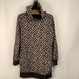 Size 6-7 (120): Hanna Andersson Black/White Polka Dot Hoodie