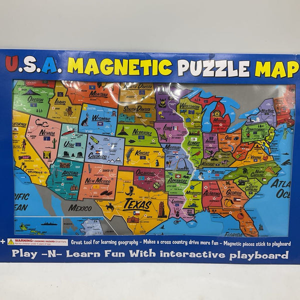 USA Magnetic Puzzle Map