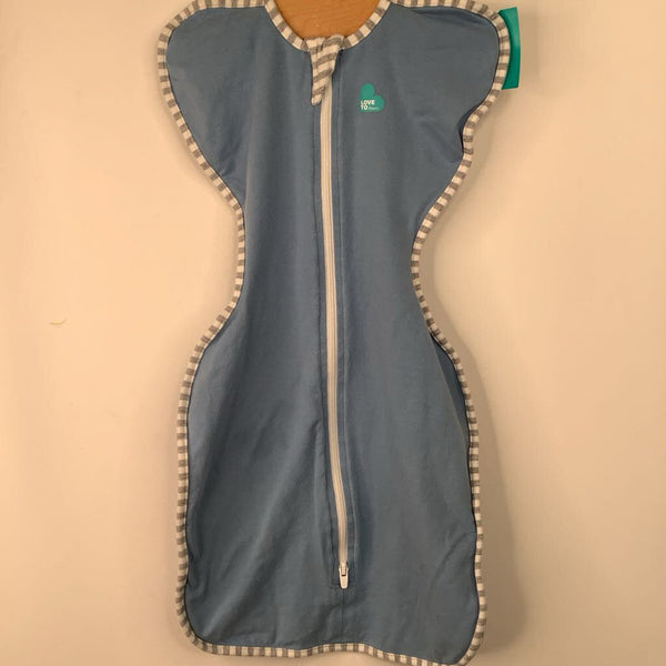 Size S: Love To Dream Blue Swaddle