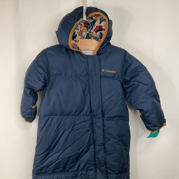 Size 18-24m: Columbia Blue Fleece Lined Bunting
