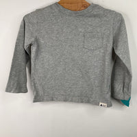 Size 18-24m: Gap Grey Long Sleeve Shirt
