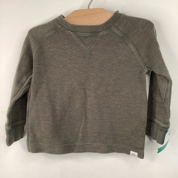 Size 18-24m: Gap Green Long Sleeve Shirt