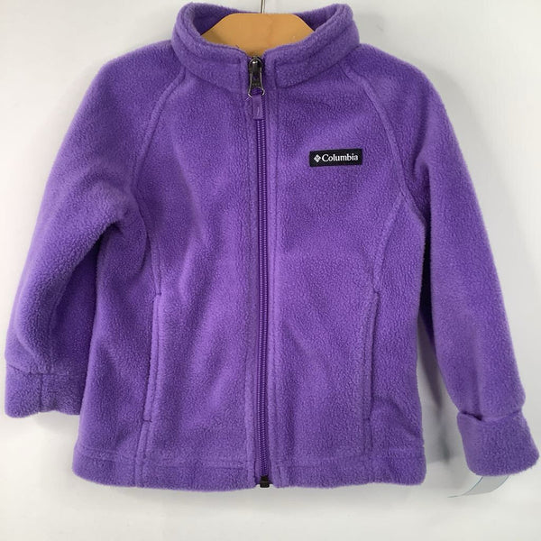 Size 12-18m: Columbia Purple Zip-Up Fleece Coat