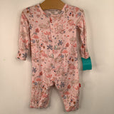 Size NB: Magnetic Me Pink Floral Print 1pc PJs