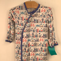 Size NB: Magnetic Me Blue City Print 1pc Nighty PJs