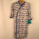 Size NB: Magnetic Me Blue City Print 1pc Nighty PJs