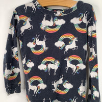 Size 3: Gap Blue Unicorn Print 2pc PJs