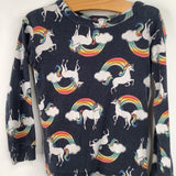 Size 3: Gap Blue Unicorn Print 2pc PJs