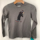 Size 8: Columbia Grey Snowboarding Bear Long Sleeve Shirt