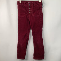 Size 6: GAP Red Flared Corduroy Pants