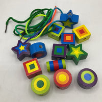 Bag Of Wooden Lacing Beads