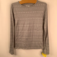 Size 6-7: 32 Degrees grey Snowflake Base Layer Shirt