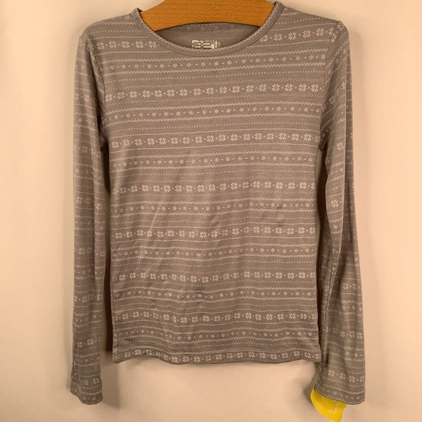 Size 6-7: 32 Degrees grey Snowflake Base Layer Shirt