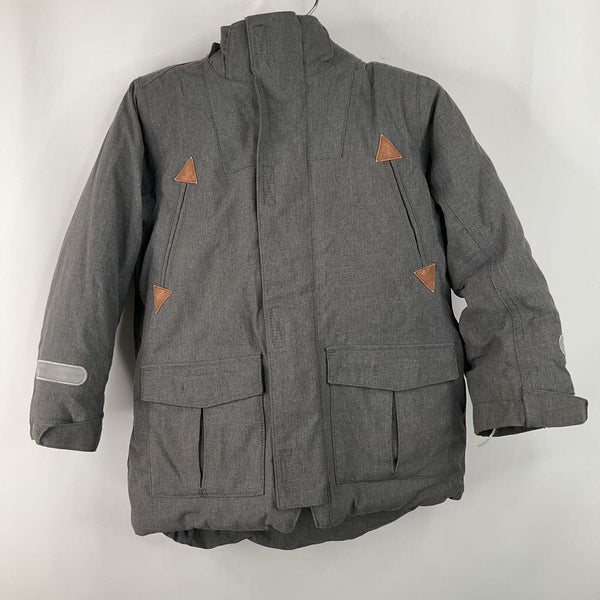 Size 3-4: Polarn O Pyret Grey Winter Coat