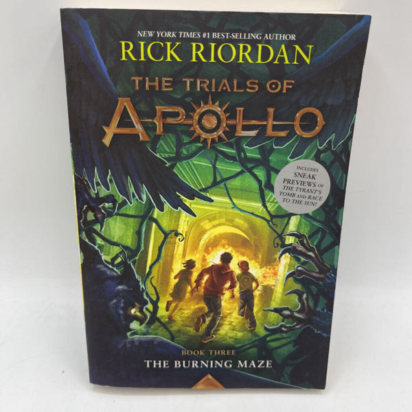 The Trials Of Apollo: The Burning Maze (paperback)