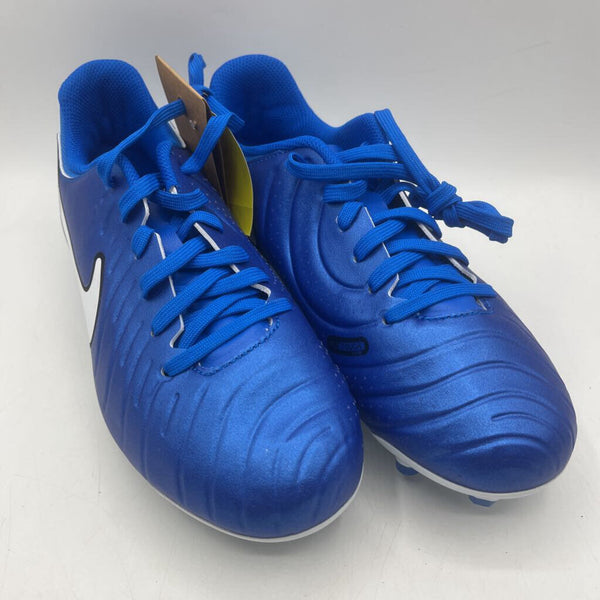Size 5Y: Nike Blue Lace-Up Soccer Cleats -NEW W/Tag