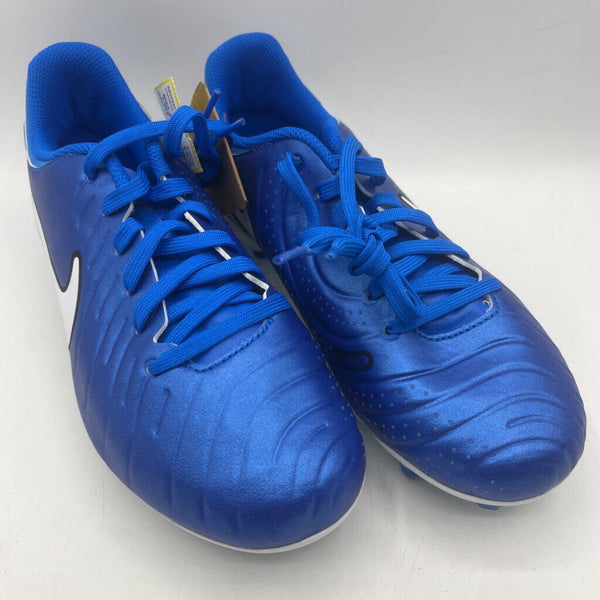 Size 5Y: Nike Blue Lace-Up Soccer Cleats -NEW W/Tag