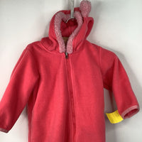 Size 6-12m: Columbia Pink Fleece Bunting