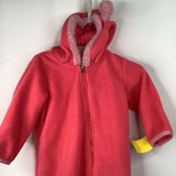 Size 6-12m: Columbia Pink Fleece Bunting