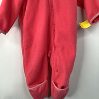 Size 6-12m: Columbia Pink Fleece Bunting