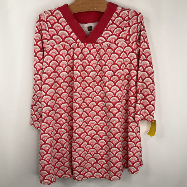 Size 4: Tea Pink Beige Long Sleeve Dress