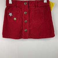 Size 3-4: Mini Boden Harry Potter Red Corduroy Skirt