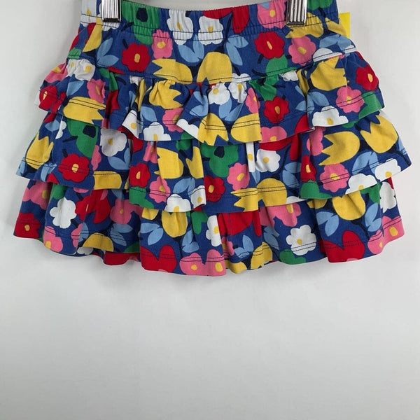 Size 4: Hanna Anderson Multi Color Flower Skort