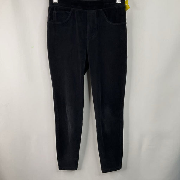 Size 12: Tea Black Velour Leggings