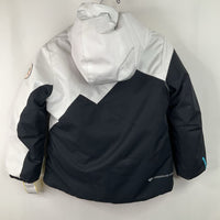 Size 5: Obermeyer White/Black/Pink Winter Coat