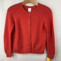 Size 8 (130): Hanna Andersson Orange Knit Sweater