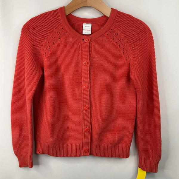 Size 8 (130): Hanna Andersson Orange Knit Sweater
