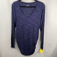 Size M: Motherhood Blue Heathered Long Sleeve Shirt