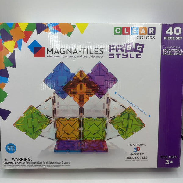 Magna Tiles 40pc Magnetic Building Set