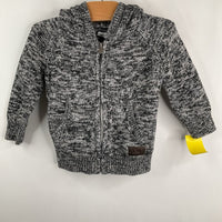 Size 18-24m: Gap Grey Heathered Knitted Zip-Up Hoodie