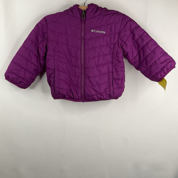 Size 2: Columbia Purple Fleece Lined Reversible Coat