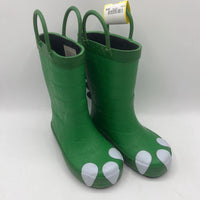 Size 6: Cat & Jack Green Dinosaur Feet Rain Boots
