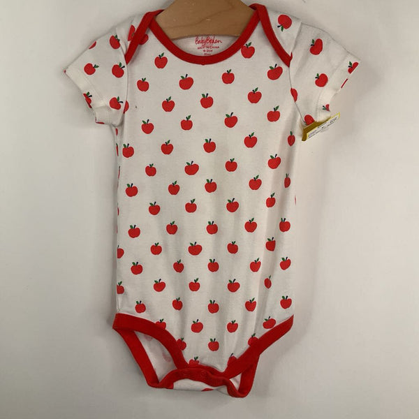 Size 18-24m: Baby Boden White/Red Apples Onesie