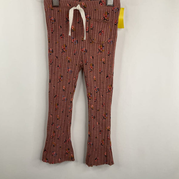 Size 2-3: Zara Brown Floral Leggings