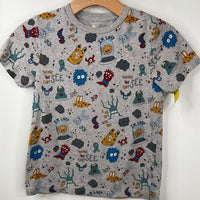 Size 7: Tucker + Tate Grey Monster Print T-Shirt