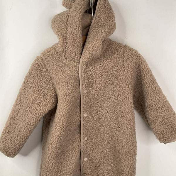 Size 6-12m: Jamie Kay Tan Fuzzy Bunting- NEW W/Tag